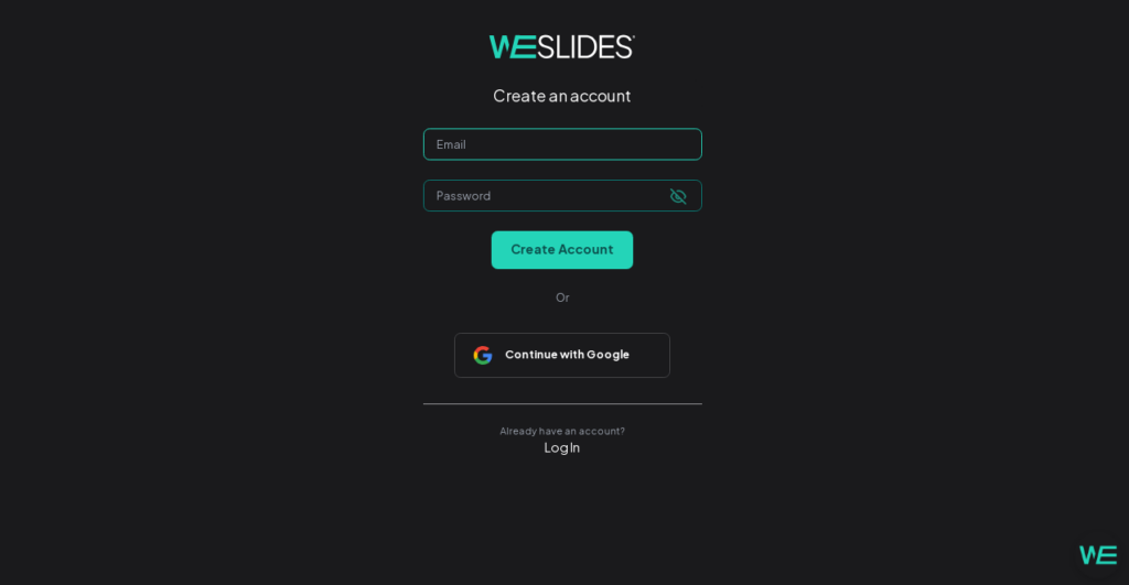 Creating Presentation with WeSlides